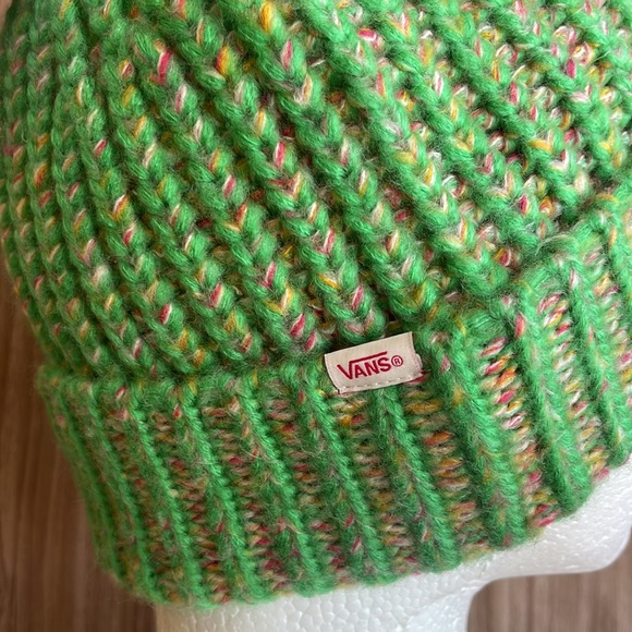 NWT Vans x IRENEISGOOD Cuffed Beanie Hat Color Green Bee OS - Picture 2 of 5